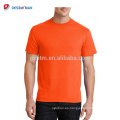 Hola Vis Cool Lime Naranja O-cuello Camiseta para hombre 100% Wicking Poliéster Malla No ANSI Camiseta de manga corta con bolsillo en el pecho para el verano